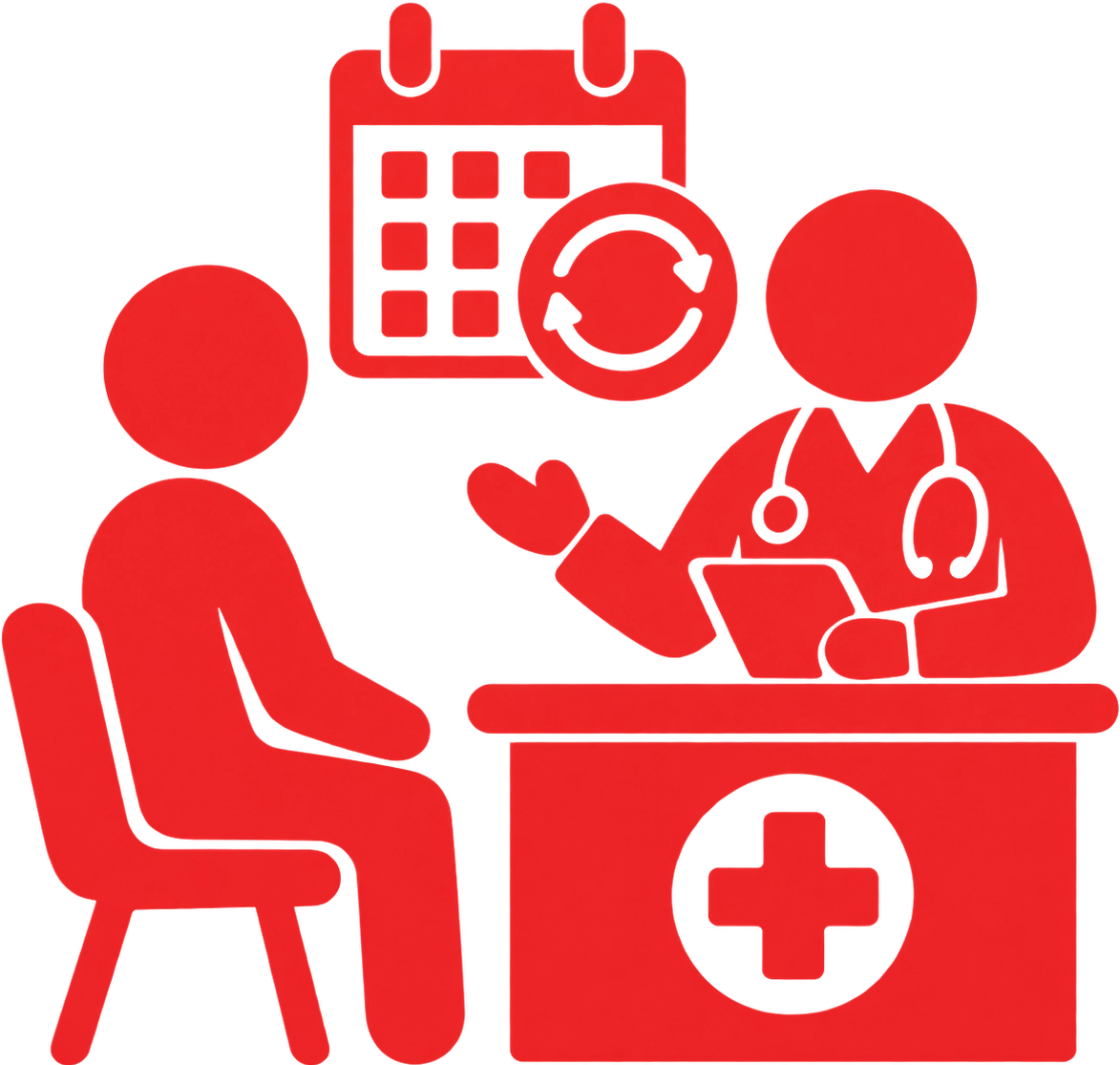 Come in for follow-up appointments